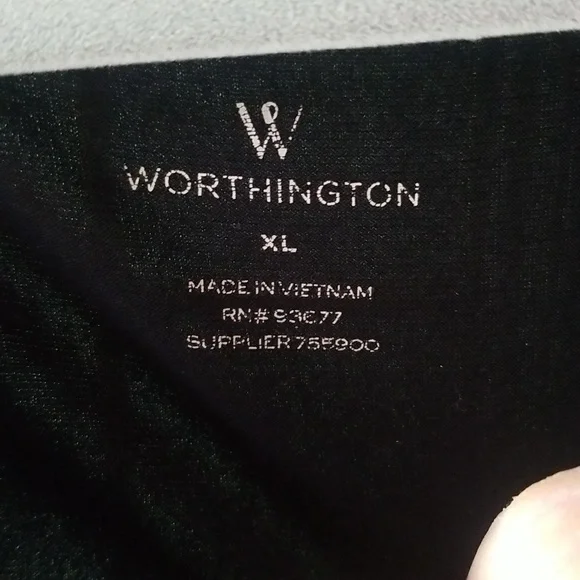 Worthington Black Blouse - Picture 2 of 4